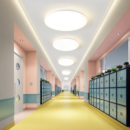 LED sound and light control ceiling light 8W12W emergency ceiling light round corridor corridor intelligent induction sound control ceiling light