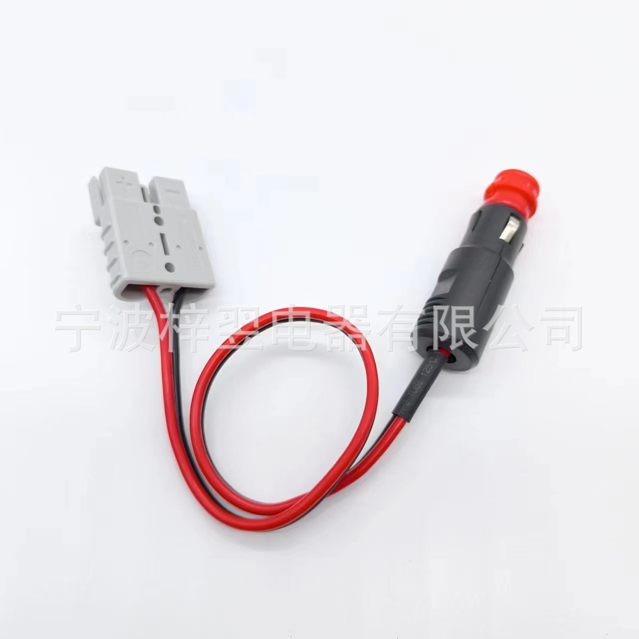 点烟器转安德森大电流锂电接头线束德式点烟器公头转50A安德森