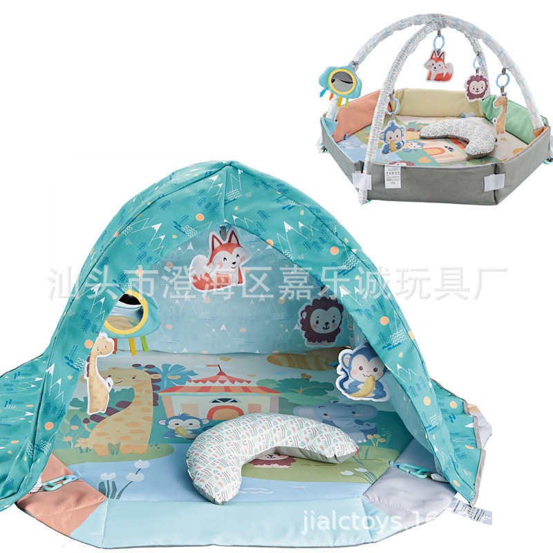 Cross Border Baby Game Mat Hexagonal Crawling Mat Toy Belt Tent Newborn Fitness Rack Fence Sleeping Mat