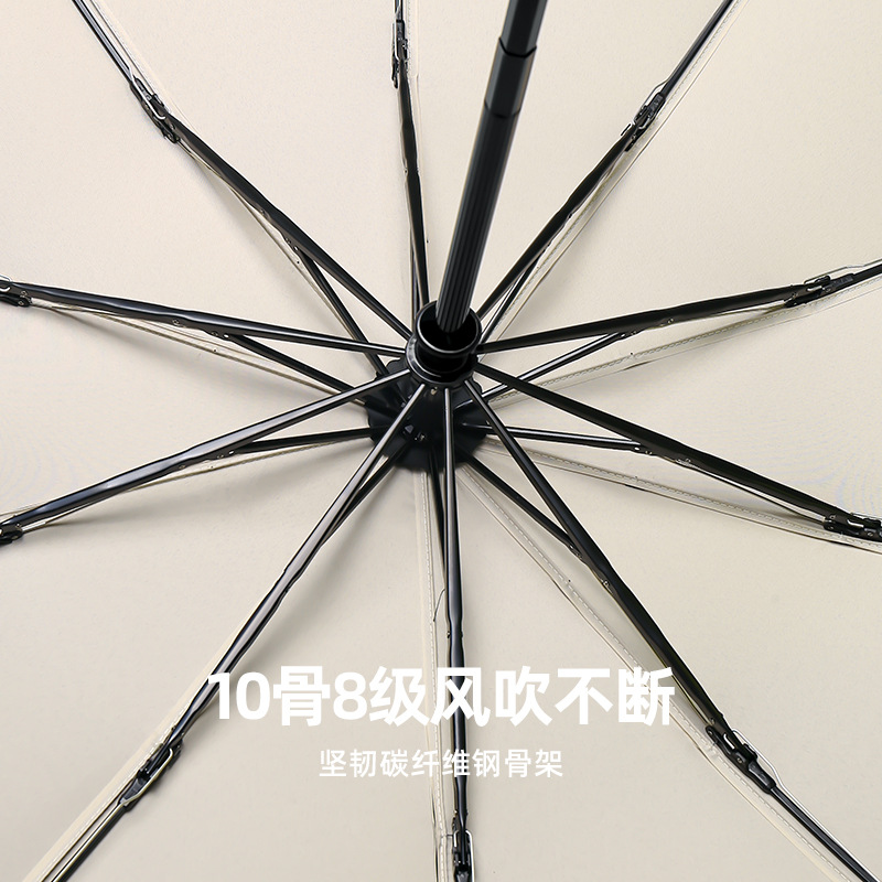 二層全自動逆車載傘広告傘男晴雨両用折り畳み補強丈夫日傘