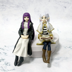 葬られた芙莉莲のフィギュアの精霊の魔法使い芙莉莲の菲倫の泡の麺は景品の手作りの置物を押さえます。