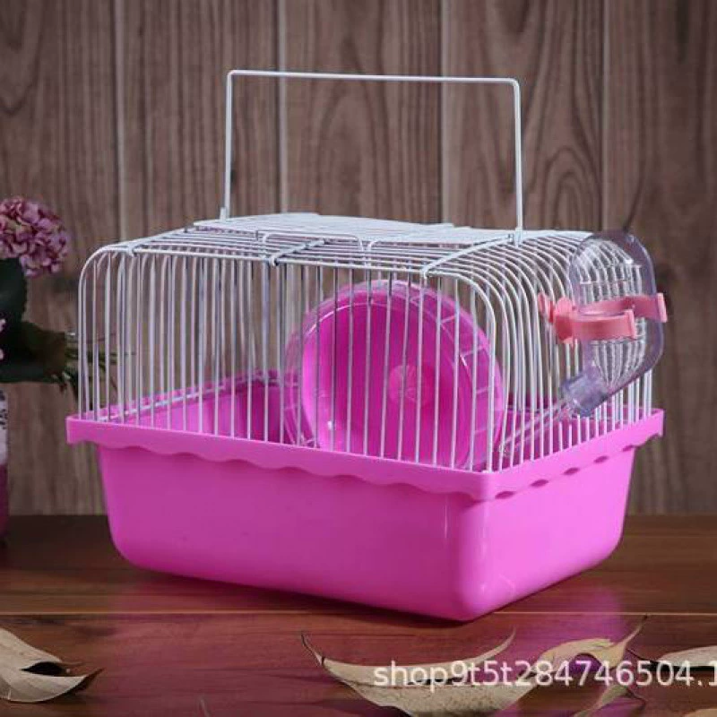 Оптовая продажа клетки для хомяков Lodia Castle Basic Cage Basic Cage Цветовая рандомная наклейка на клетке Little Hammer Swing