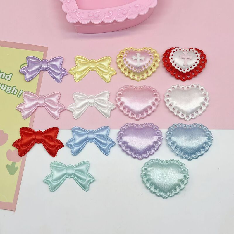 Large Light Satin Bow Love DIY Accessories Hairpin Headwear Barbie Doll Decoration Material Accessories Large Light Satin Bow Love DIY Accessories Hairpin Headwear Barbie Doll Decoration Material Accessories