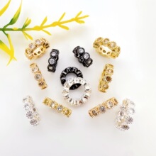 18k��ɫ����Ȧ��Ƭ����߅���Љ|Ƭ�ʯ�����ִ����DIY�������l