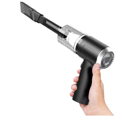 Car Vacuum Cleaner, Household Mini Vacuum Cleaner, Portable Wireless Handheld Car Vacuum Cleaner with High Suction Power and Long Battery Life in the Car (Tozsoranlar) - black