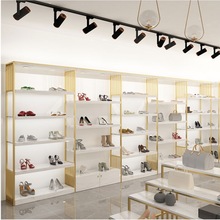鞋店鞋架展示架新款商场筒灯带灯货柜童鞋店开店用的货架店铺展柜