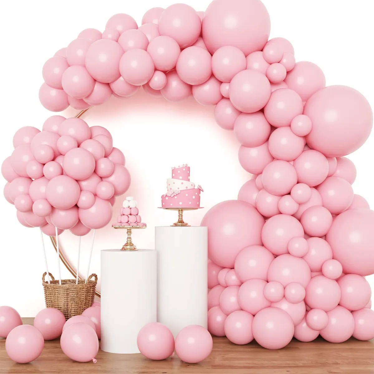 Simple Style Solid Color Emulsion Daily Party Balloons display picture 2