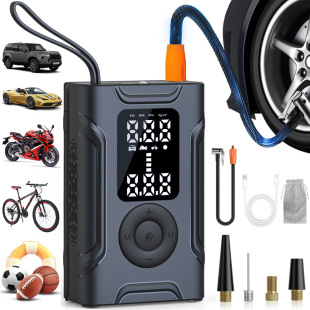 Wireless Portable Car Motorcycle Air Pump Intelligent Automatic Charging and Stoping Tire 19-Cylinder Multifunctional Car Air Pump