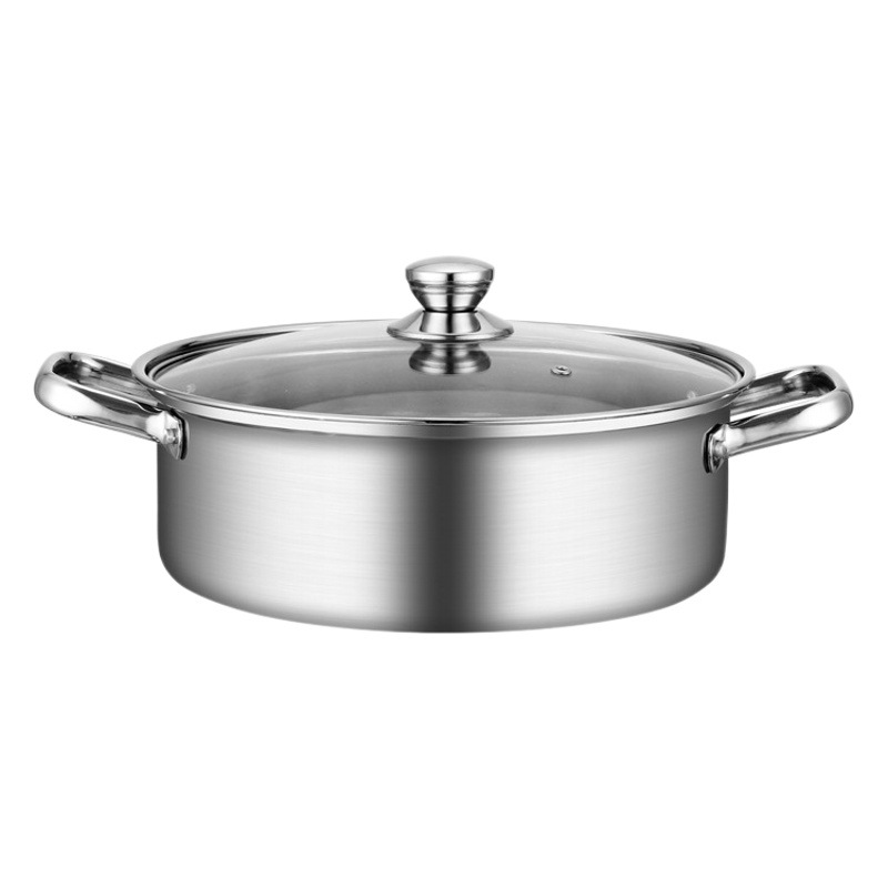 316 olla de pato mandarín de acero inoxidable olla caliente cocina de inducción doméstica olla especial olla individual olla caliente de pato mandarín olla grande shabu