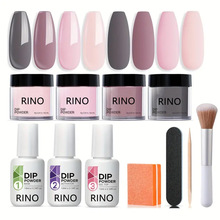 跨镜热卖美甲水晶粉套装工具水晶甲指甲延长立体造型雕花粉浸润粉