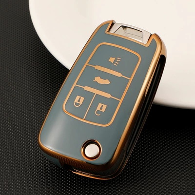 Car key bag | key - gray-4-keys