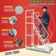 Manufacturers produce carbon steel cross-ladder climbing ladder assembly line cross-ladder workshop warehouse climbing ladder crossing ladder