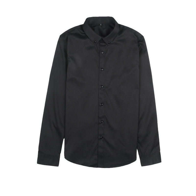 La camisa de manga larga del tamaño extra grande de los hombres, todas las estaciones, atmósfera SLIM-Fit de la dopamina, camisa casual