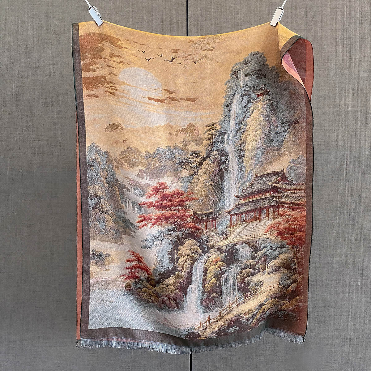 Nuova collezione autunno/inverno 2026: sciarpa in cashmere da donna, sensazione di alta qualità, mantello leggero di lusso con lettera H invernale, scaldacollo spesso e caldo_voghion.com