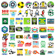 亚马逊新品足球手作diy饰品配件手机壳鞋扣配饰平面pvc软胶贴片