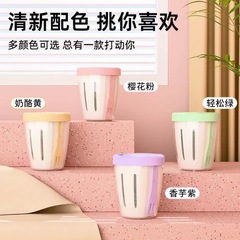 フォーク付きピクニック用インアウトドア、二層排水カップ、フルーツカップ、朝食サラダカップ、ポータブルボックス