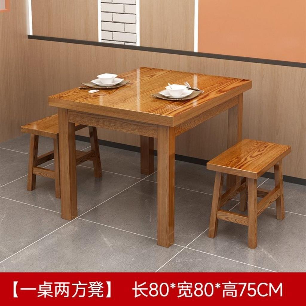 Mesa y silla de restaurante de fideos, restaurante de snack, mesa y silla de comedor, mesa de comedor de madera maciza, mesa de comedor, mesa de comedor, barbacoa, carbonización