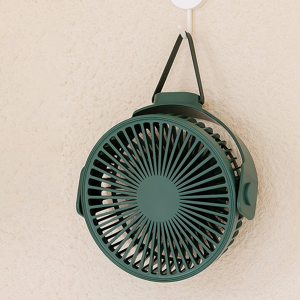 跨境新品USB风扇空气循环扇折叠充电桌面迷你办公便携式壁挂吊扇