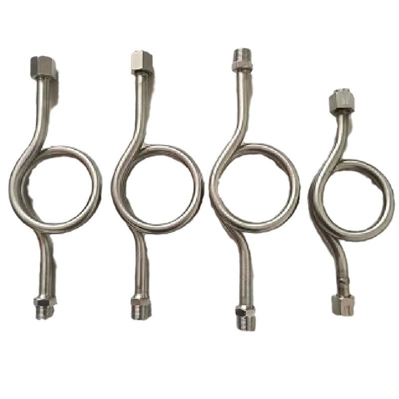 WLDV-康霸 不锈钢压力表弯  冷凝圈 压力表缓冲弯管内外螺纹