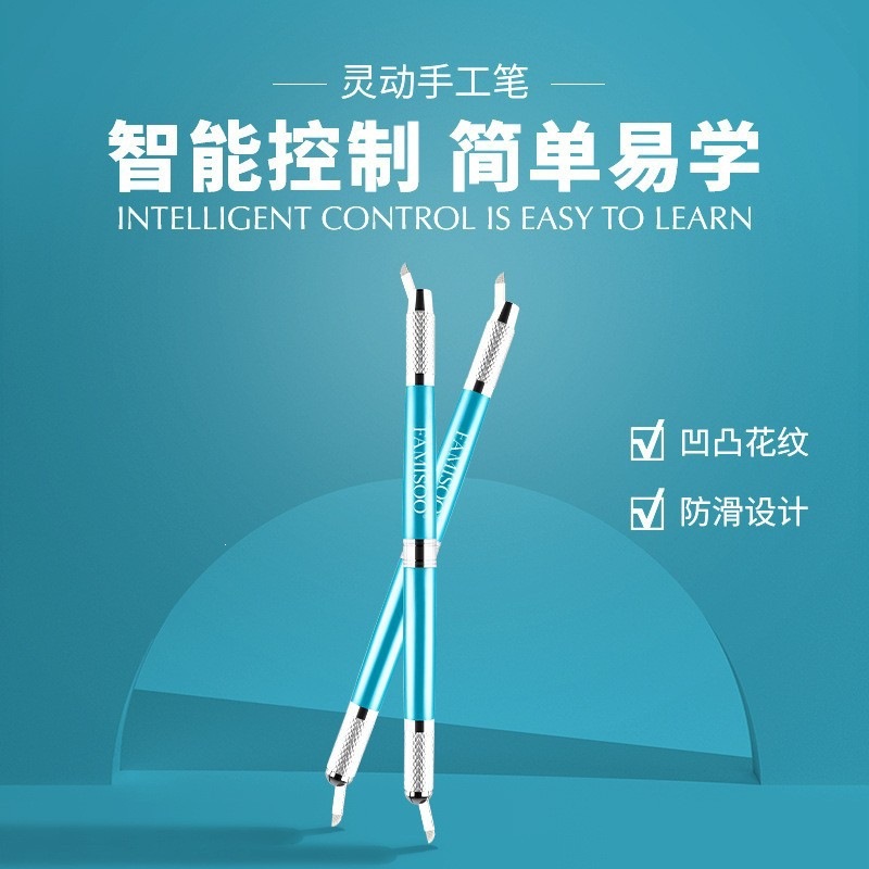 Handmade Tattoo Pen - Famiuso Versatile Tattoo Pen for Eyebrow, Eyeliner, and Lip Tattooing - Direct from the Manufacturer