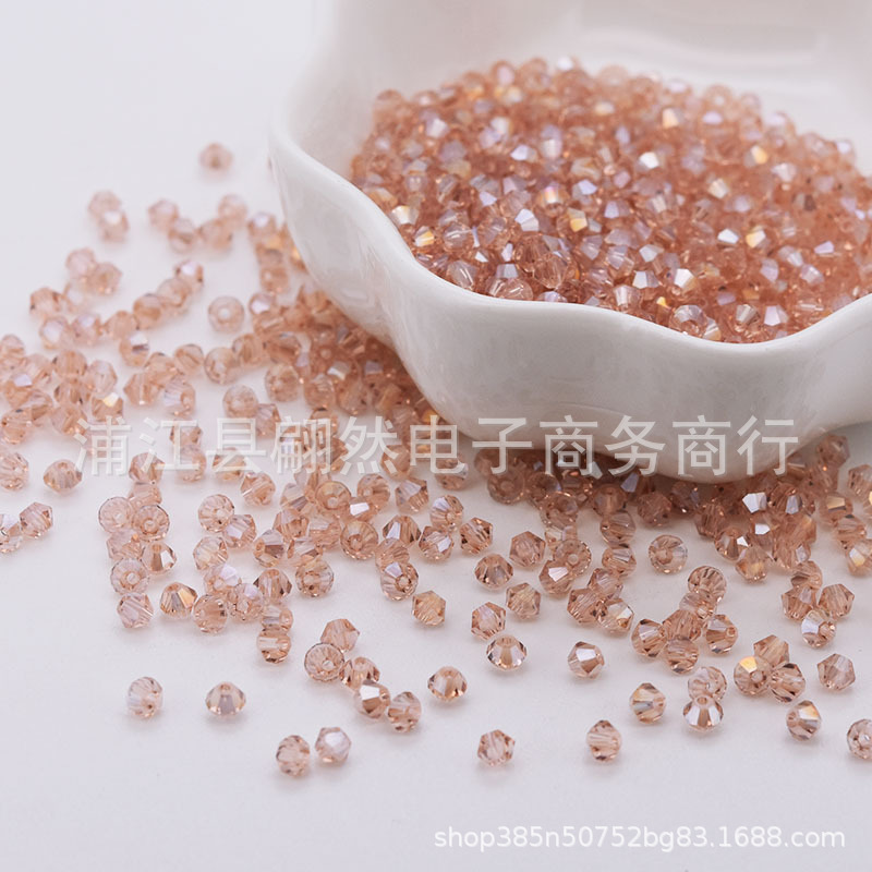 màu đỏ nước / Hạt kim cương boutique 3mm (100 chiếc/gói)