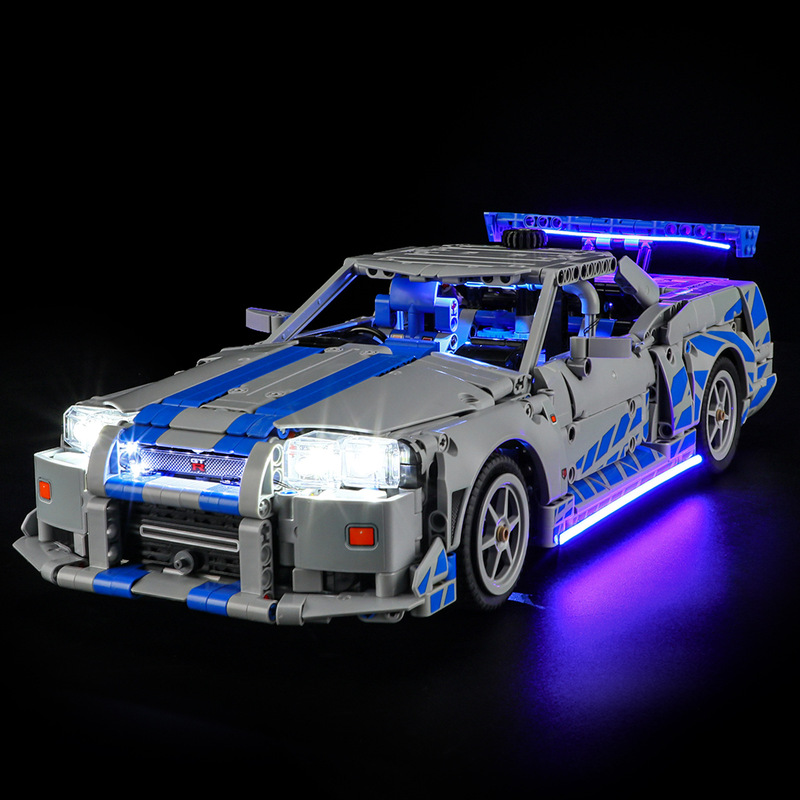 Yb Is Compatible with Lego 42210 Fast and Furious Nissan Skyline Gt-R Led Lighting Toy Building Blocks Lighting