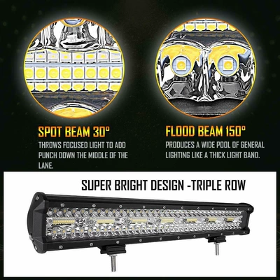 İşçi projektorları three-row 20-light work light modified