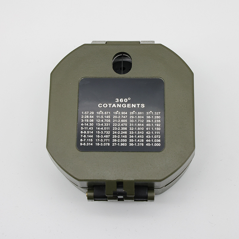 Nuevo fabricante M2 multi-funcional brújula americana brújula geológica aguja Norte Flip alta precisión impermeable a prueba de golpes