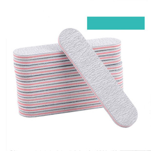 Mini grinding repair brand nail file strip wooden zebra mini nail rubbing strip double-sided grinding strip wholesale