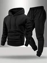 R 45135 Casual Hoodie Sweatshirt Set ������ñ���� �羳����