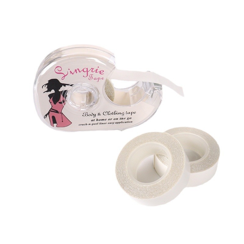 Anti-exposición pegatinas rollo tira de ropa interior transparente de doble cara transparente correa de hombro collar boca antideslizante pegatinas invisibles pegatinas de moda de mascotas