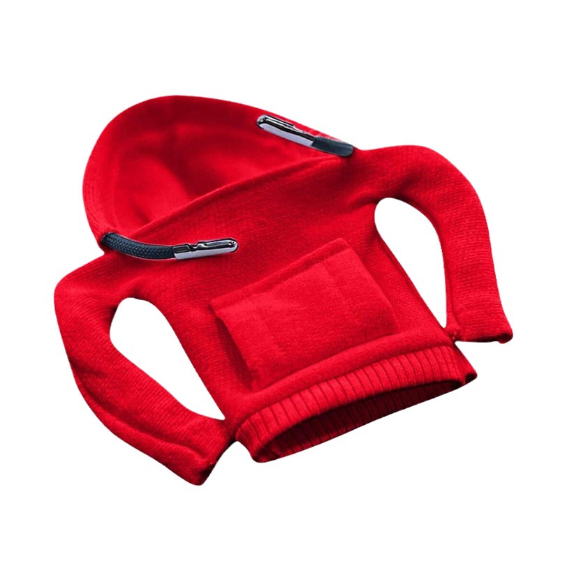 Cubierta DE LA MANIJA del engranaje del coche transfronterizo palanca de engranaje pequeño suéter con capucha palanca de engranaje creativo con capucha cubierta de la manija del engranaje al por mayor