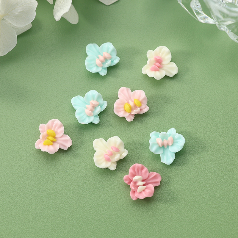 New Colorfulful Two-Colorful Gardenia Flower Acrylic Nail Patch DIY Decorative Nail Drill Headwear Jewelry Accessories New Colorfulful Two-Colorful Gardenia Flower Acrylic Nail Patch DIY Decorative Nail Drill Headwear Jewelry Accessories