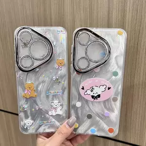 เคสโทรศัพท์มือถือ ลายเพชร ผิวเคลือบเงา แบบบาง ลายการ์ตูนน่ารัก สำหรับ IQOO15 รุ่น X500 Y60