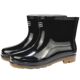 Shanghai Warrior rain boots 557 new low tube rain boots non-slip tendon bottom black work water shoes for men and women
