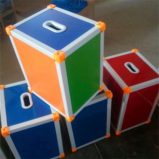 Middle School Music Stool Stage Hexahedron Stool Special for Music Classroom Student Step Stool Steel Frame Keel with Buckle Hand