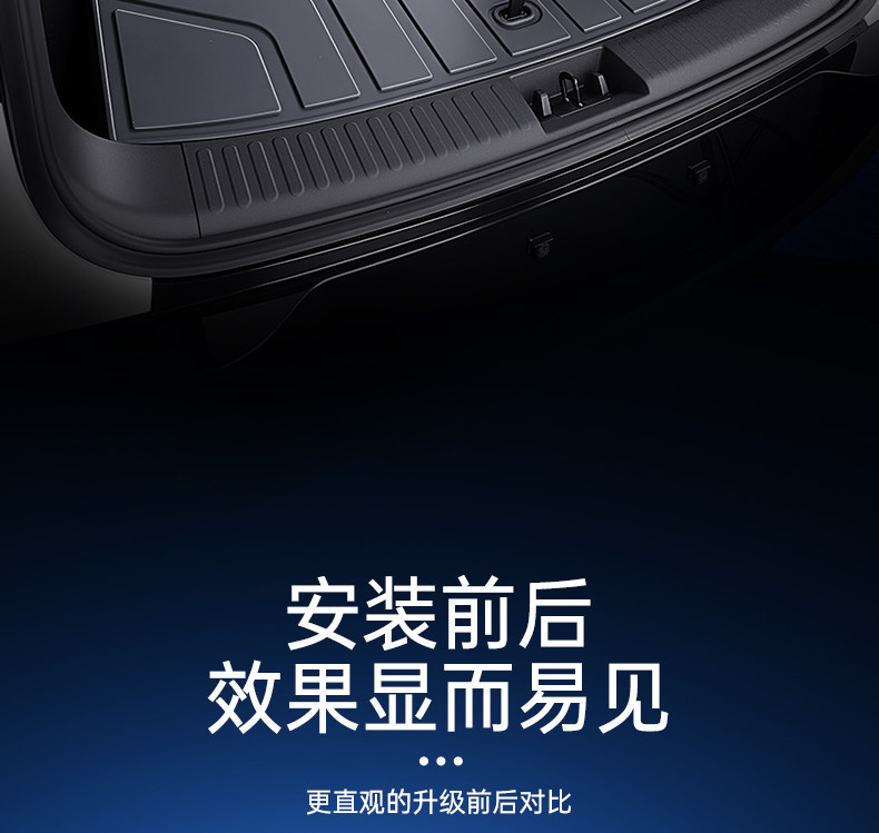 Suitable for 25 Models of Geely Boyue L Trunk Mat Tpe Trunk Mat Fourth Generation Shanhe Modification Accessories 26 New Models of Boyue
