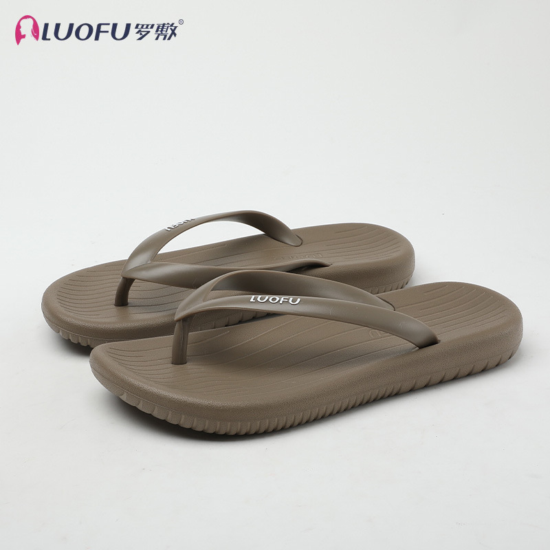Rofu flip-flops de las mujeres de la moda al aire libre en línea rojo de alto grado de verano nuevo todo-fósforo antideslizante flip-flops de plataforma E