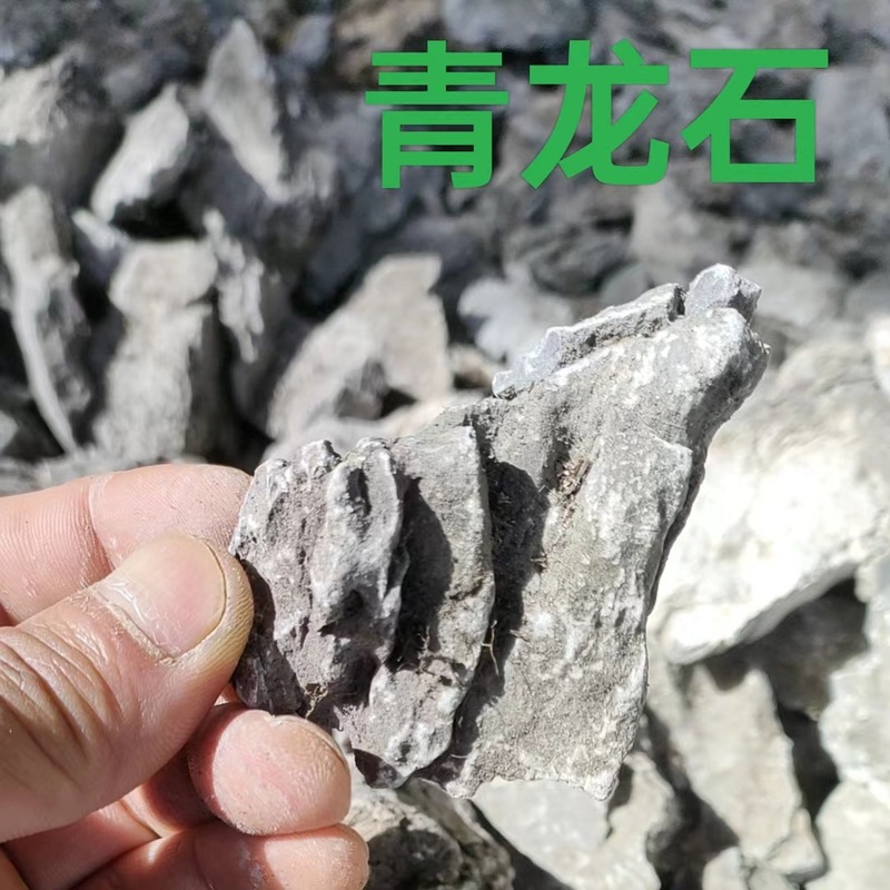 跨境青龙石长条造景酸洗鱼缸假山原石鱼池草缸微景观盆景用英德石|undefined
