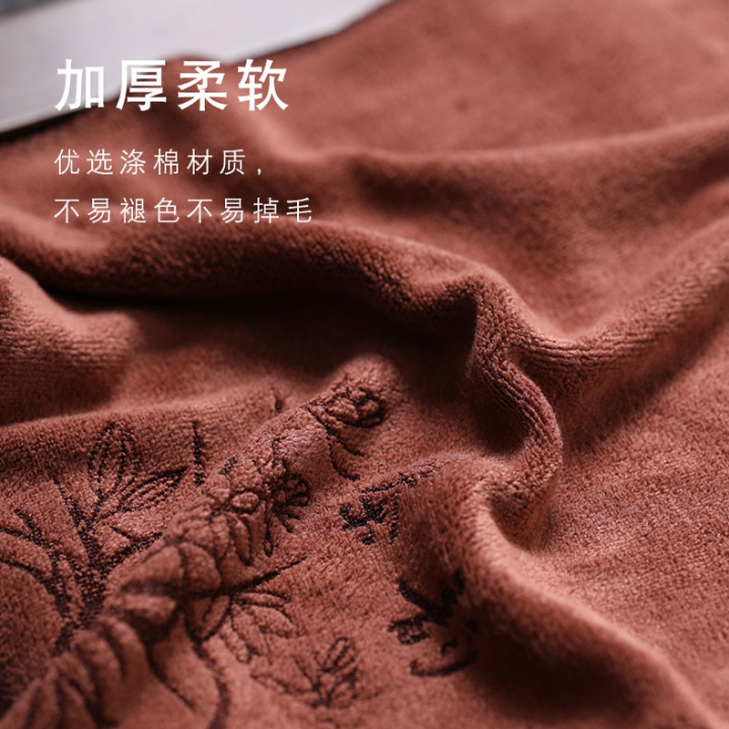 Factory wholesale tea set cleaning tea cloth kitchen cleaning ultra-fine fiber water-absorbent tea charm large tea towel