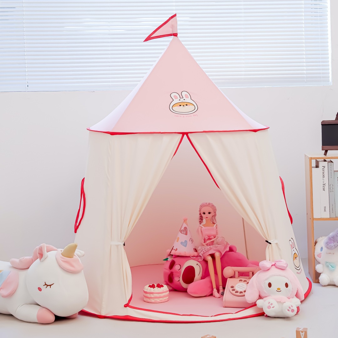 Tienda de Juego Infantil de Piel de Melocotón, Interactiva, para Niños image 11