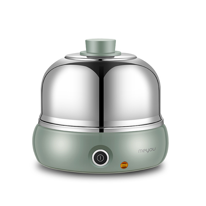 Mingyou ステンレス鋼エッグボイラー自動電源オフ家庭用全自動多機能朝食二層電気蒸し器|undefined