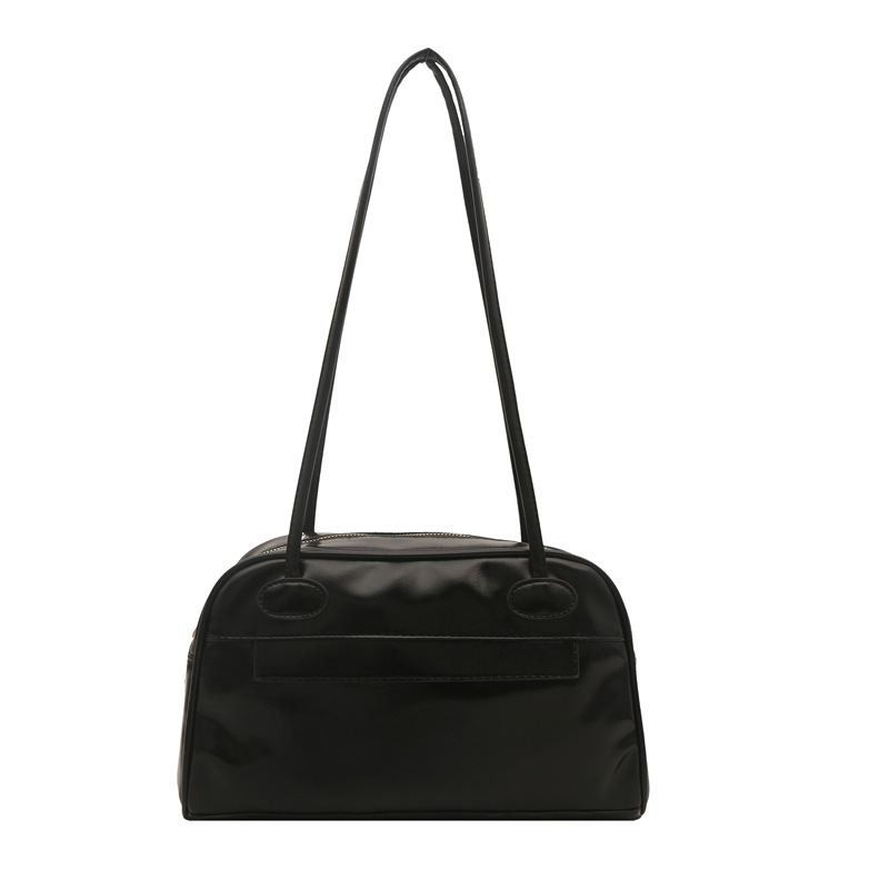 Bolso de bolos portátil con cremallera de múltiples bolsillos de gran capacidad de diseño de nicho para mujer 2025 nuevo bolso de hombro de cercanías para axila