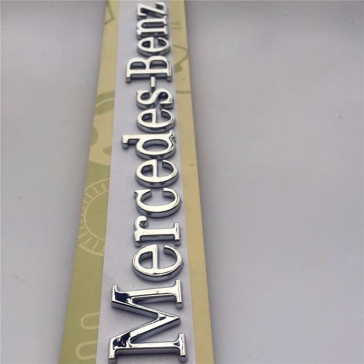 Beijing Mercedes-Benz modification: English Mercedes-Benz emblem, rear car emblem, Mercedes-Benz lettering sticker
