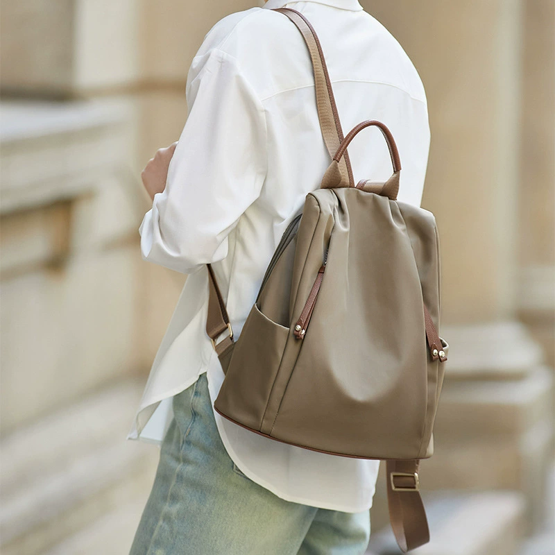Capacious backpack, shoulder bag, school bag for traveling, for students, high-end