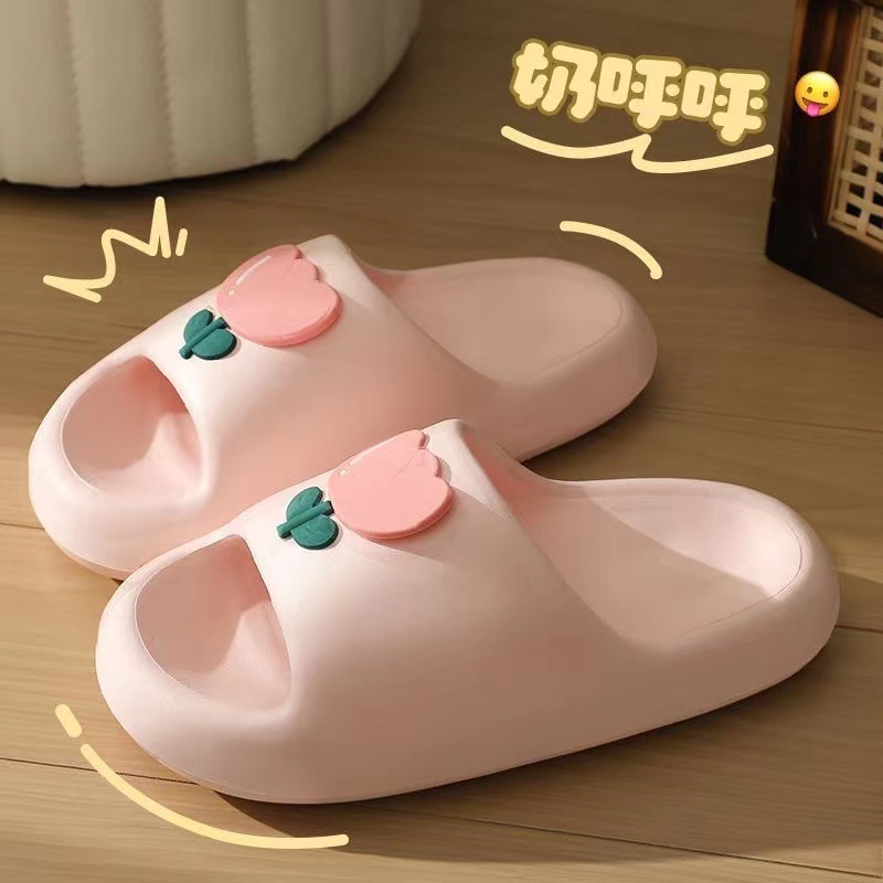 EVA 빵 슬리퍼 튤립-핑크