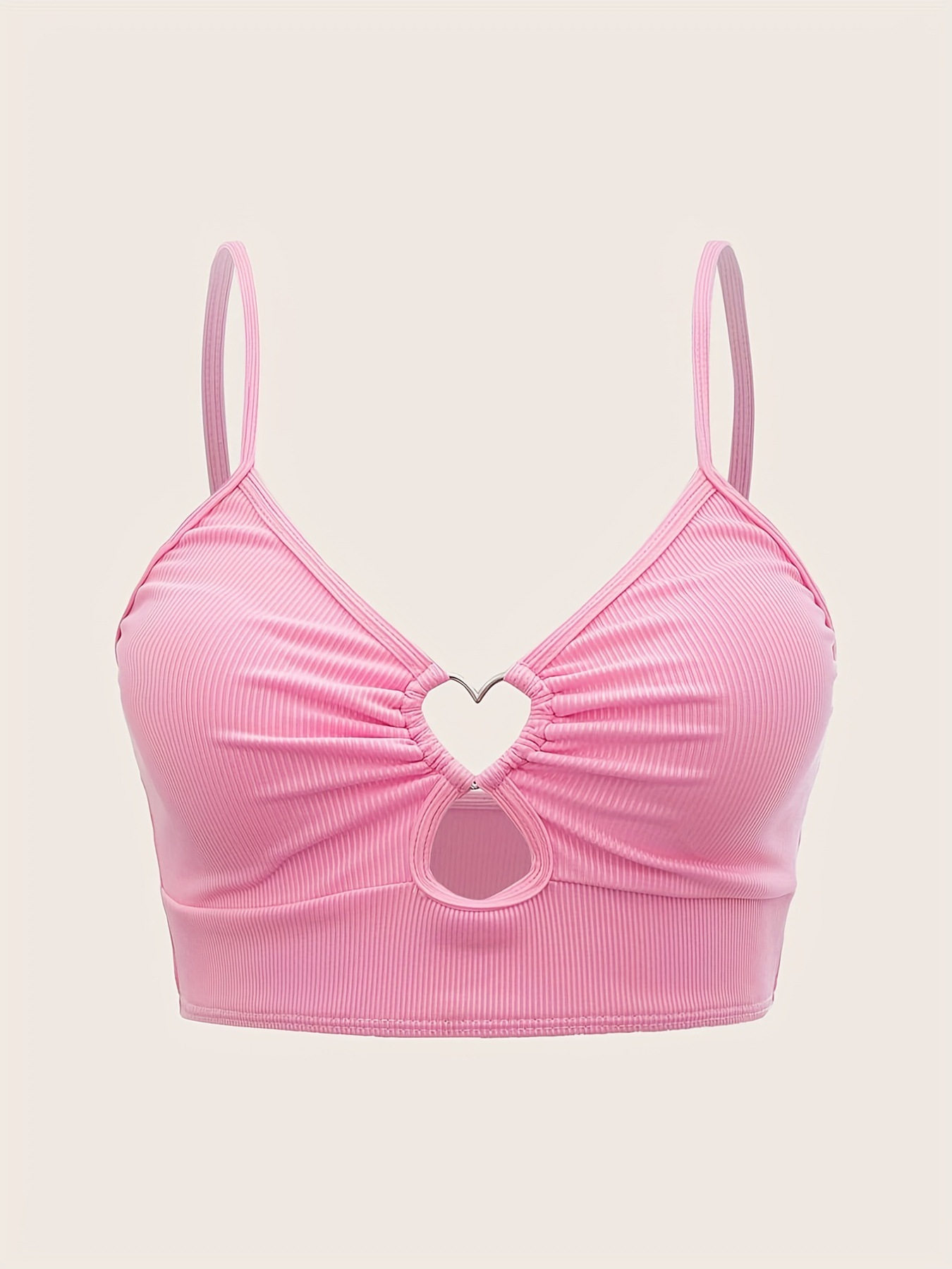 2023 nueva tira Rosa amor ropa material tankini top