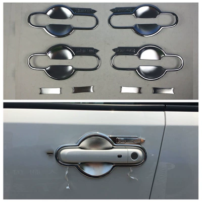 Şüşə kənarı xromları/moldingləri, Man Exterior Decoration Modification Suitable - electroplating-door-and-door-bowl-silver8y