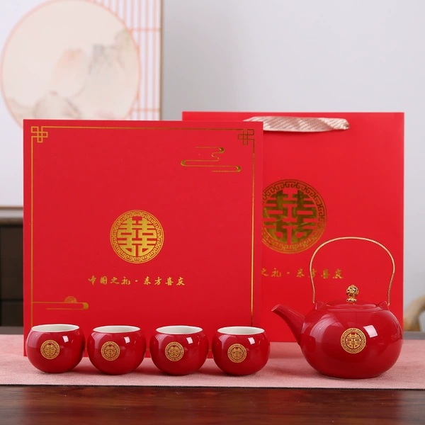 [一壶四杯（金喜）礼盒装]