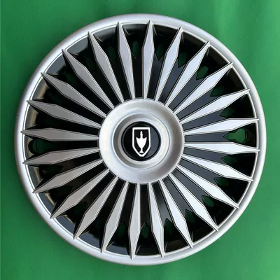 Spare wheel cover: Suitable for Golden Cup and Big - standard-internet-celebrity-style-black-silver-1-piece